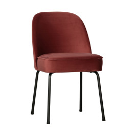 Fluwelen eetkamerstoel