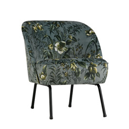 Fauteuil fluweel patroon