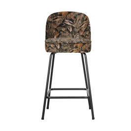 Barstoel met bloempatroon