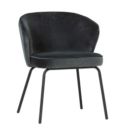 Velvet eetkamerstoel