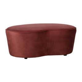 Fluwelen bankje 110 cm