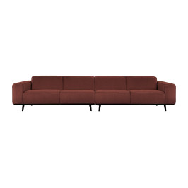 Retro 4-zits XL bank 372 cm