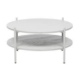Witte salontafel rond
