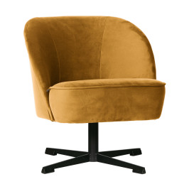 Draaibare velvet fauteuil