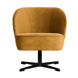 Draaibare velvet fauteuil