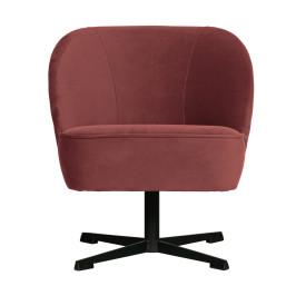 Draaibare velvet fauteuil