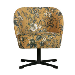 Draaibare fauteuil bloempatroon