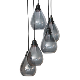 Trapse hanglamp druppel glas