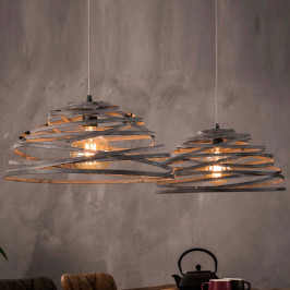 Betonlook industriele hanglamp