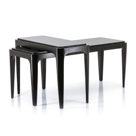 Retro salontafelset marmer