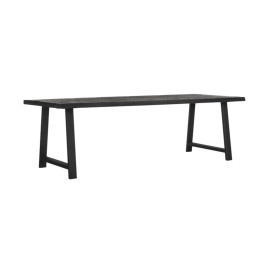 Zwarte tafel met A-frame