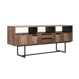 Teak dressoir met open vakken