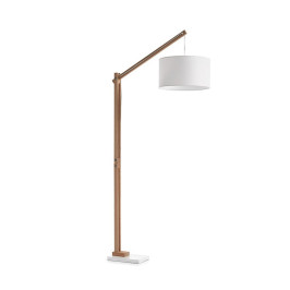 Moderne vloerlamp wit