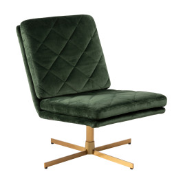 Draaibare fauteuil fluweel