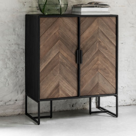 2-deurs dressoir met visgraat 94 cm