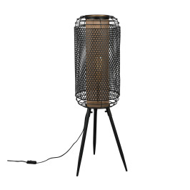 Metalen vloerlamp