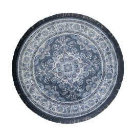 Rond retro vloerkleed