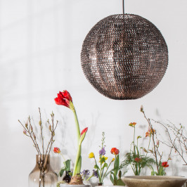 Koperen bolhanglamp