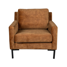 Vintage velvet fauteuil