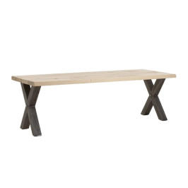 Eiken tafel samenstellen