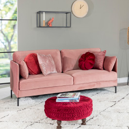 Fluwelen 3-zits bank