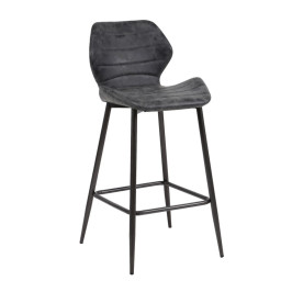 Vlinderkuip barkruk met stalen frame