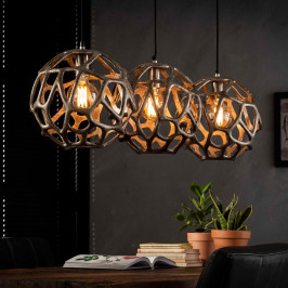 Hanglamp open bollen 3-delig