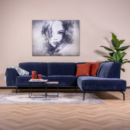 Moderne hoekbank samenstellen