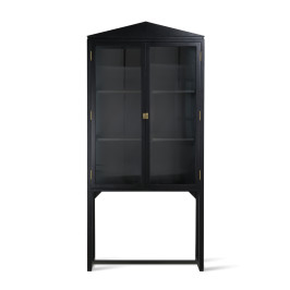 Design vitrinekast zwart