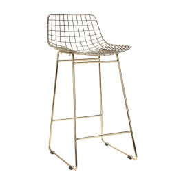 Wire metaaldraad barkruk