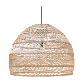 Wicker rieten hanglamp L - H60-⌀80