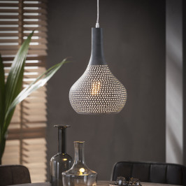 Industriële grijze hanglamp