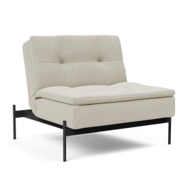 Fauteuil met metaal neerklapbaar