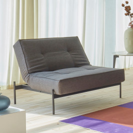 Fauteuil met metaal neerklapbaar