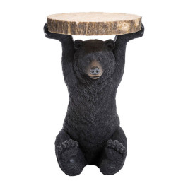 Bijzettafeltje zwarte beer