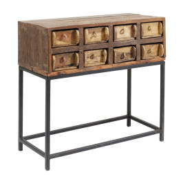 Houten sidetable met lades