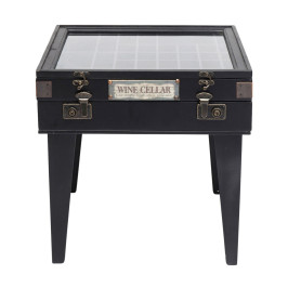 Tafeltje met vitrine