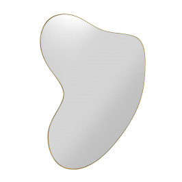 Messing design spiegel