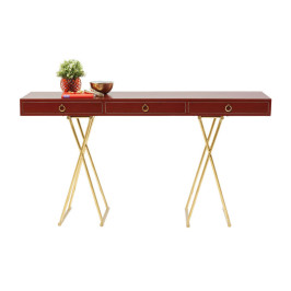 Bordeauxrode wandtafel