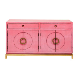 Dressoir roze met goud