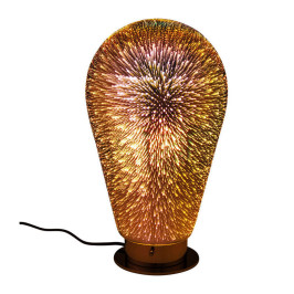 Tafellamp met vuurwerk-effect