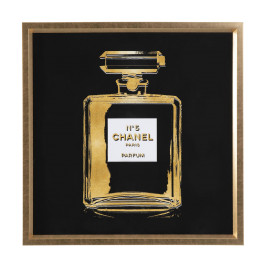 Vierkant schilderij Chanel No. 5