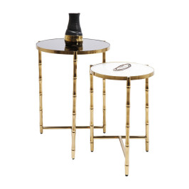 Gouden bijzettafelset