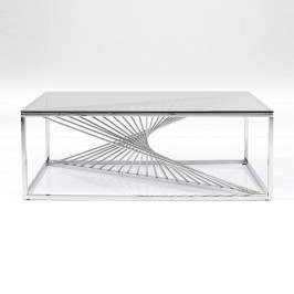 Design salontafel met glas