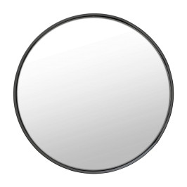 Ronde spiegel met zwarte rand