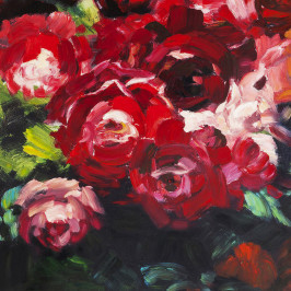 Olieverfschilderij rozen