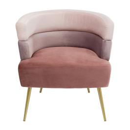 Fluwelen design fauteuil