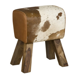 Kruk met koeienvacht