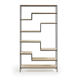 Boekenkast van metalen frame