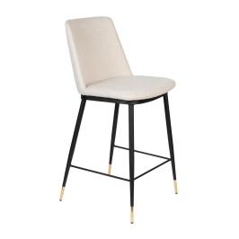 Lage barstoel van stof